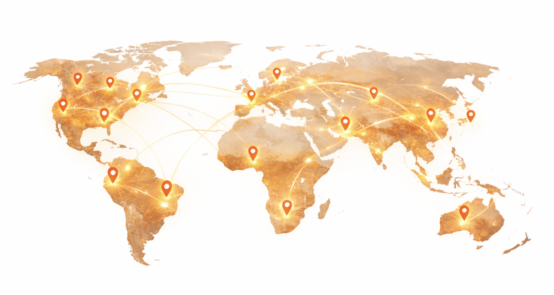 Global Sports Data API Network Coverage API 4 Sports Global Network Map - Data centers and PoP servers distributed across North America, Europe, Asia, South America, and Oceania for worldwide sports data coverage